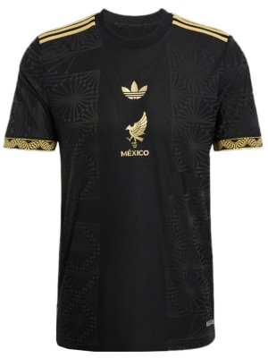 Mexico maillot 125e anniversaire adulte spécial noir uniforme d'entraînement hommes football vêtements de sport hauts de football chemise de sport 2025-2026